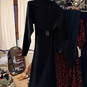 Brand New With Tags Banana Republic Black Sweater Dress